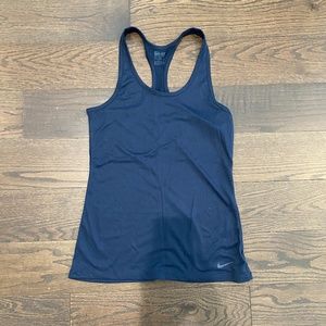 Nike navy racerback tank